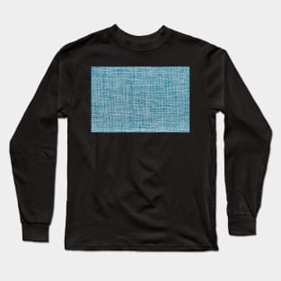 Blue fabric texture Long Sleeve T-Shirt